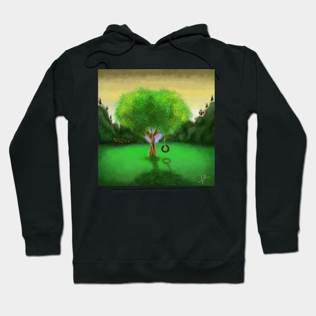 Tree in the Middle of Nowhere Hoodie by Markyartshop